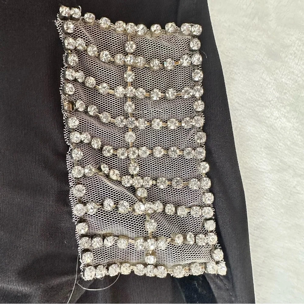 Jovani Black and Silver Dress with Sequin - Picture 8 of 12